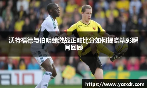 美嘉体育沃特福德与伯明翰激战正酣比分如何揭晓精彩瞬间回顾